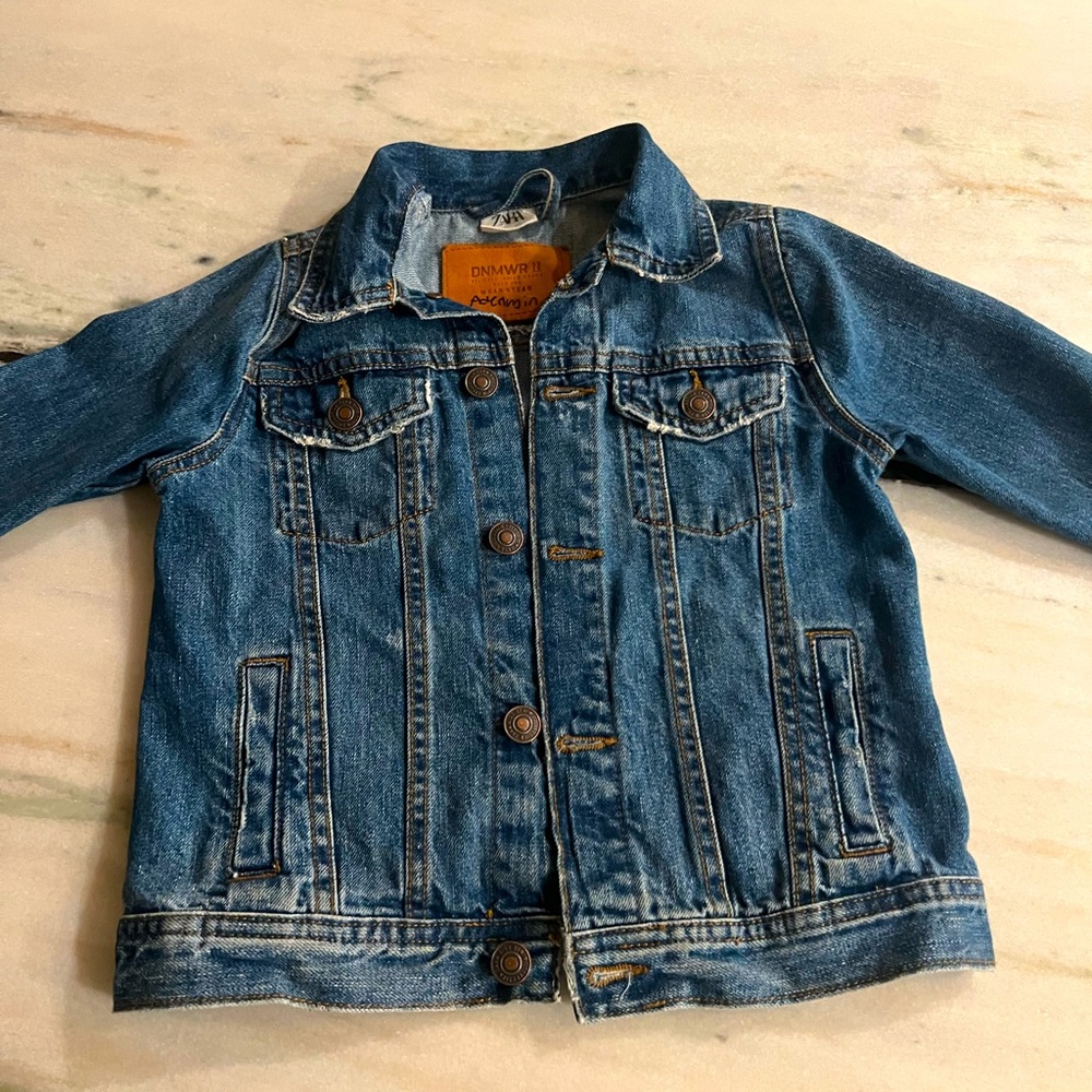 Zara boys jean jacket. Size 5